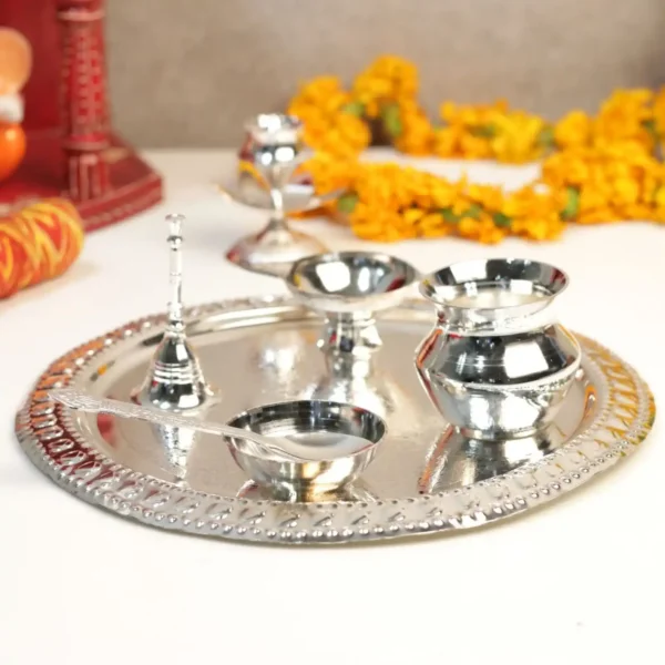 decorative pooja thali set