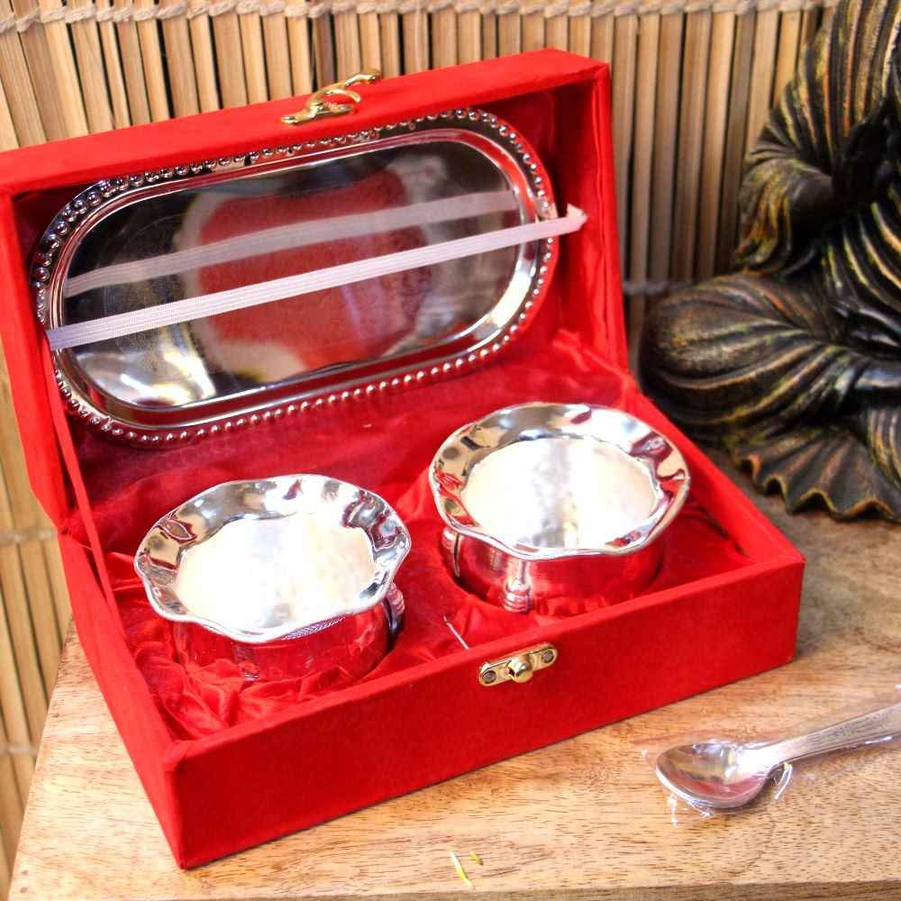 tray with two bowl
