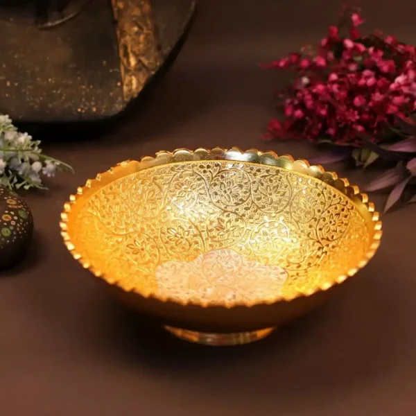Gold Bowl Single 8 Inch