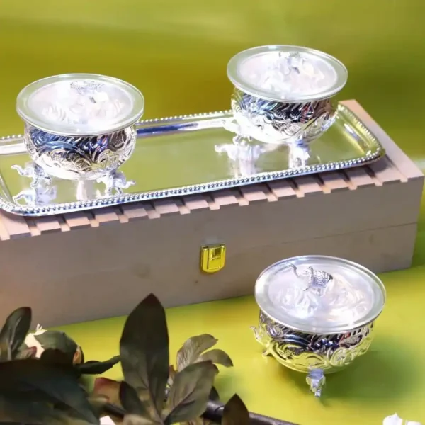elephant bowl with tray
