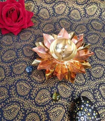 brass diya