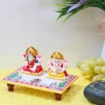 Laxmi Ganesh With Chowki