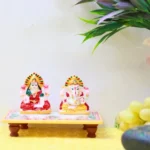 Laxmi Ganesh With Chowki