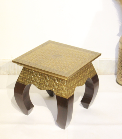Brass Opm Stool 14x14