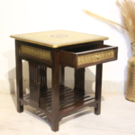 Brass Single RACK STOOL 16X16X18