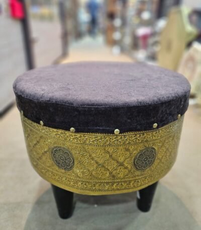 Brass Gaddi Stool 15''