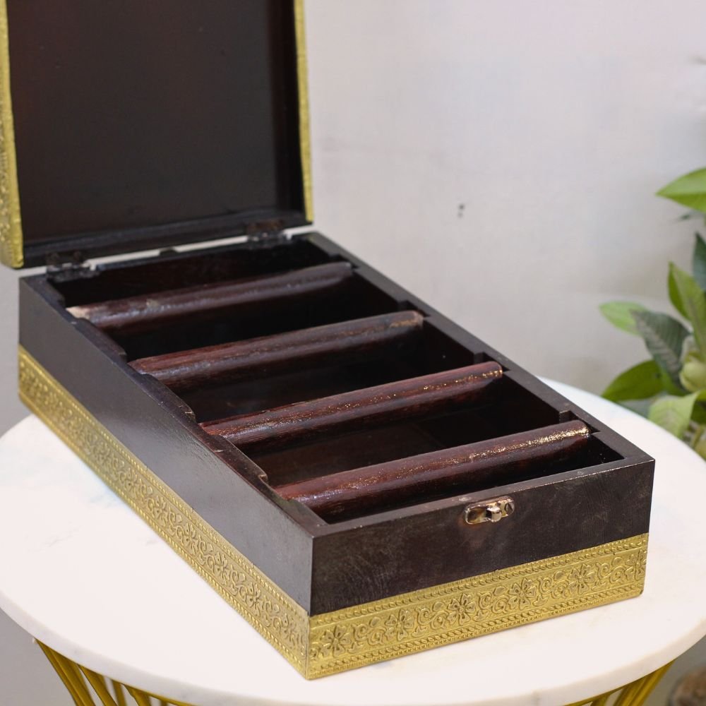 Brass Bangal Box 13x8x4