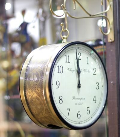 IRON 8 INCH CLOCK B-8