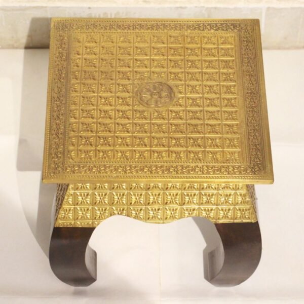 Brass Opm Stool 16x16x12