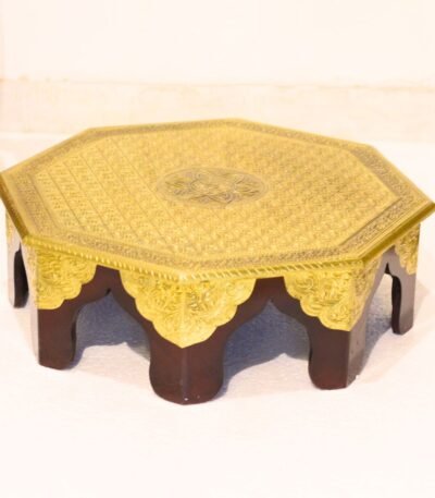 Brass Octornal Chowki 24x24x6