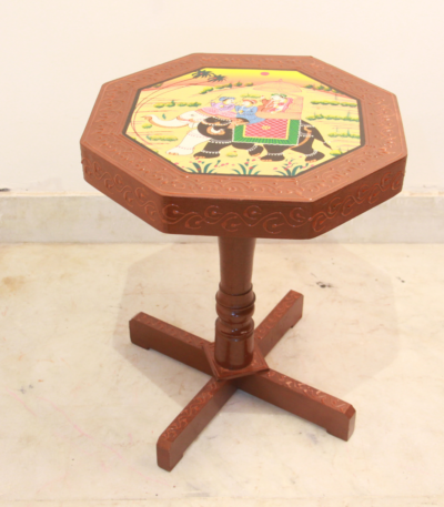 Painted Peg Table 15"