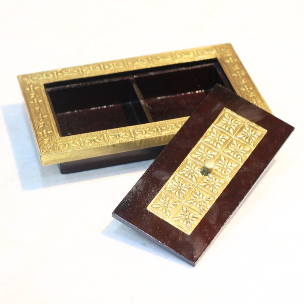 Brass Dry Fruit Box 10x6