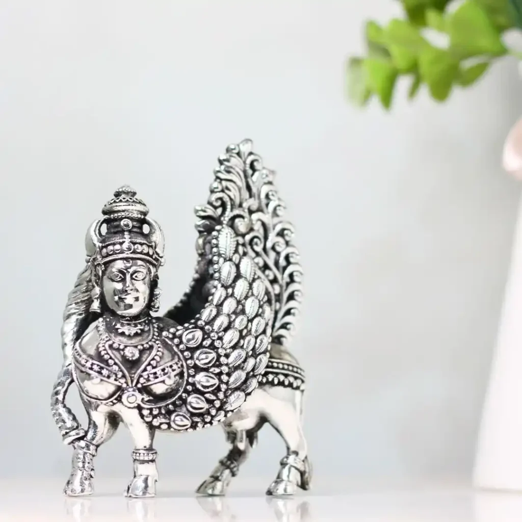 brass kamdhenu cow