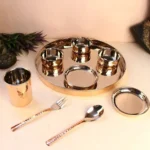 Copper Thali Set Of 9