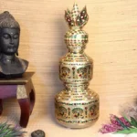 MEENAKARI STEEL CHARI SET WITH NARIYAL