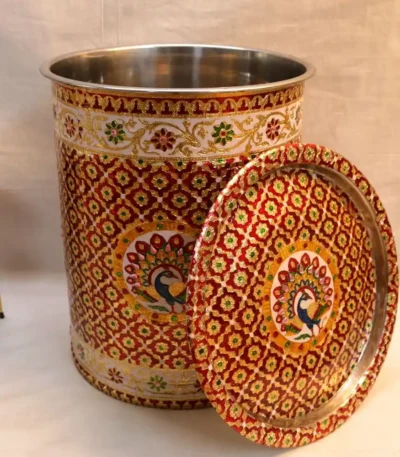 SILVER MEENAKARI STORAGE TUNKEY