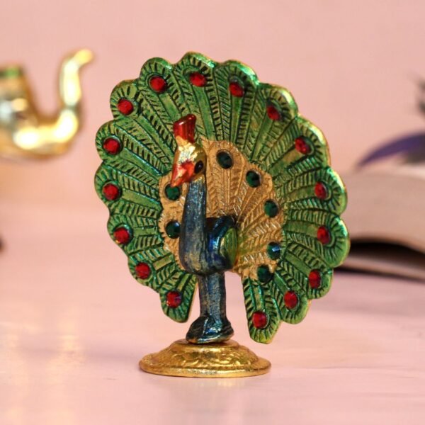 peacock statue