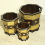 Brass Planter Set of 3