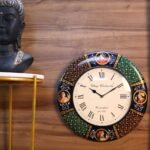 RAJA RANI NEW PAINTING CLOCK NEW DIAL 18X18