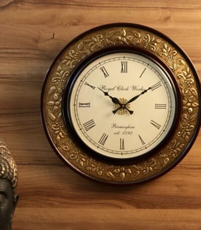 IKEA MOULDING BRASS CLOCK