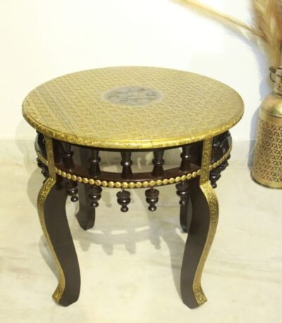 Brass Ghanti Stool 18x18x30