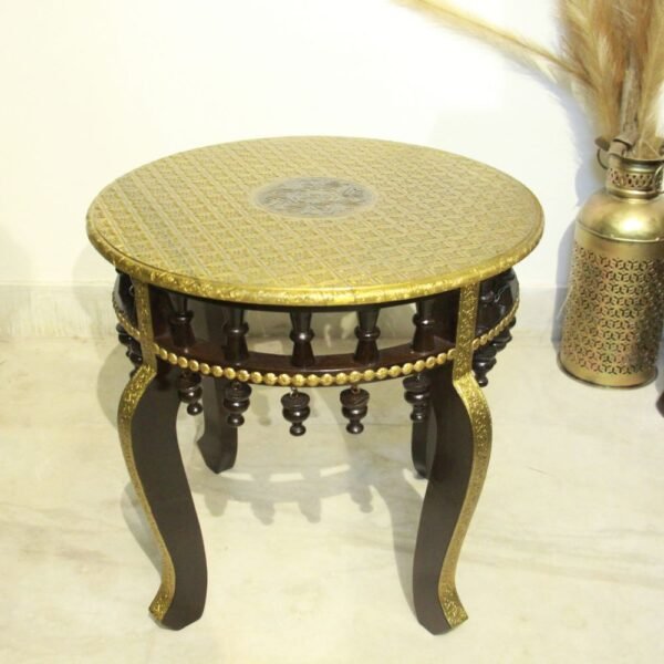 Brass Ghanti Stool 18x18x30