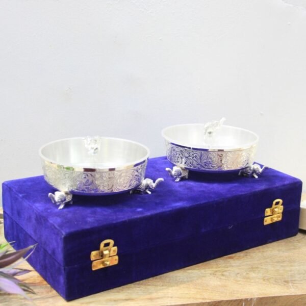 2Pc Big Elephant Bowl