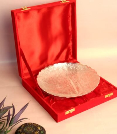 Silver Bowl With Box 8 Inch