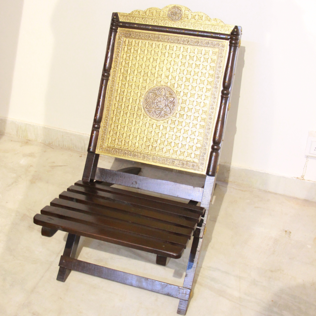 Brass Mehrabi Chair S/2 18X38