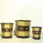 Brass Planter Set of 3