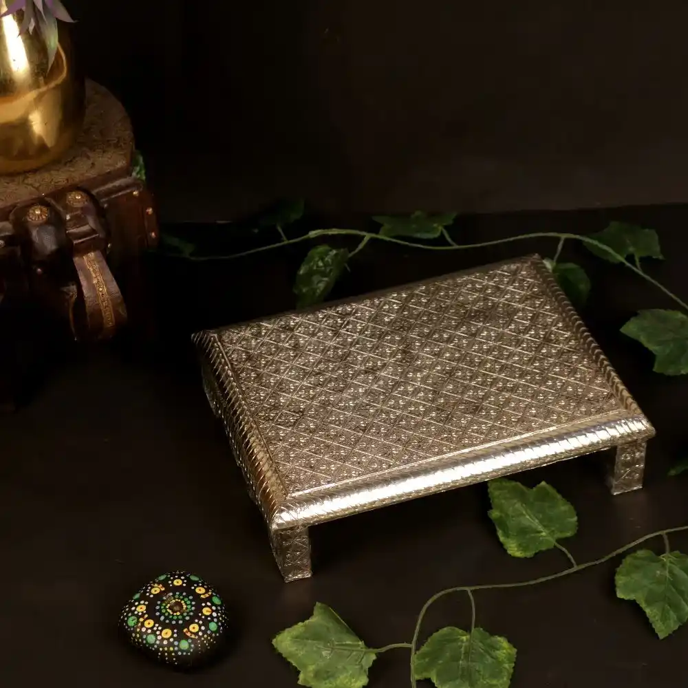 silver pooja patta