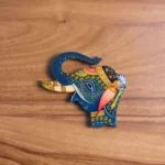 Hand-Painted Wooden Elephant Wall Decor