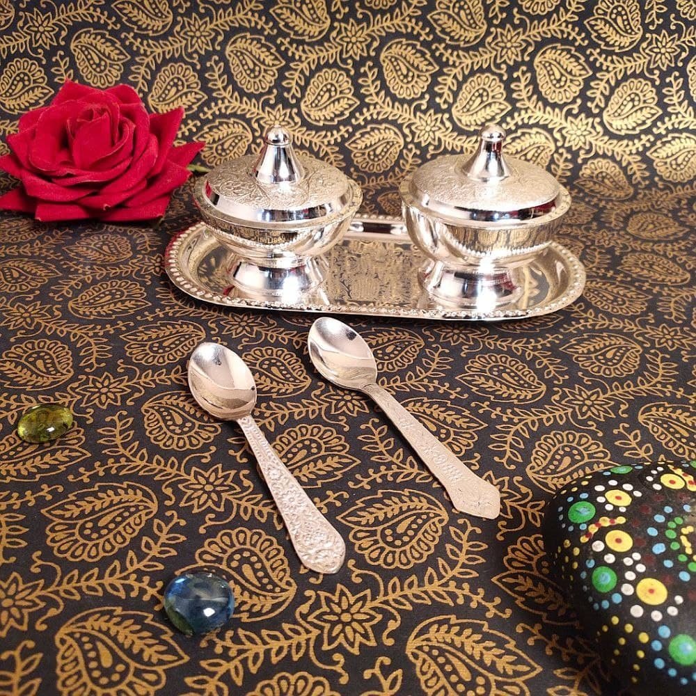 Silver-Plated Serving Set - Image 2
