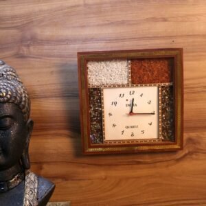 MOTA GEMSTONE WALL CLOCK 5 COLUMNS