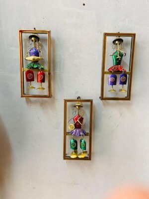 Metal Dancing Girl Wall Art Set