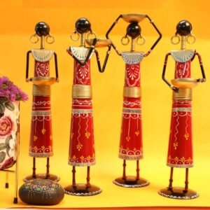 Colorful Tribal Women Figurines