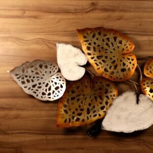 Iron Leaf Wall Art