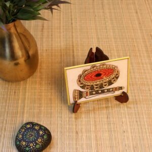 Marble Tabletop Decoration with Musical Instrument