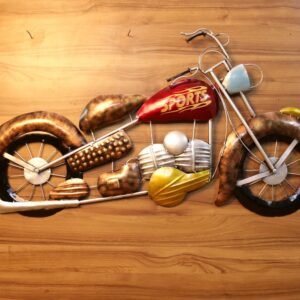 Metal Motorcycle Wall Art