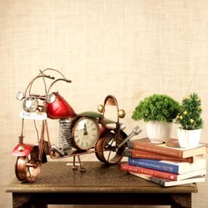Iron Motorcycle Clock