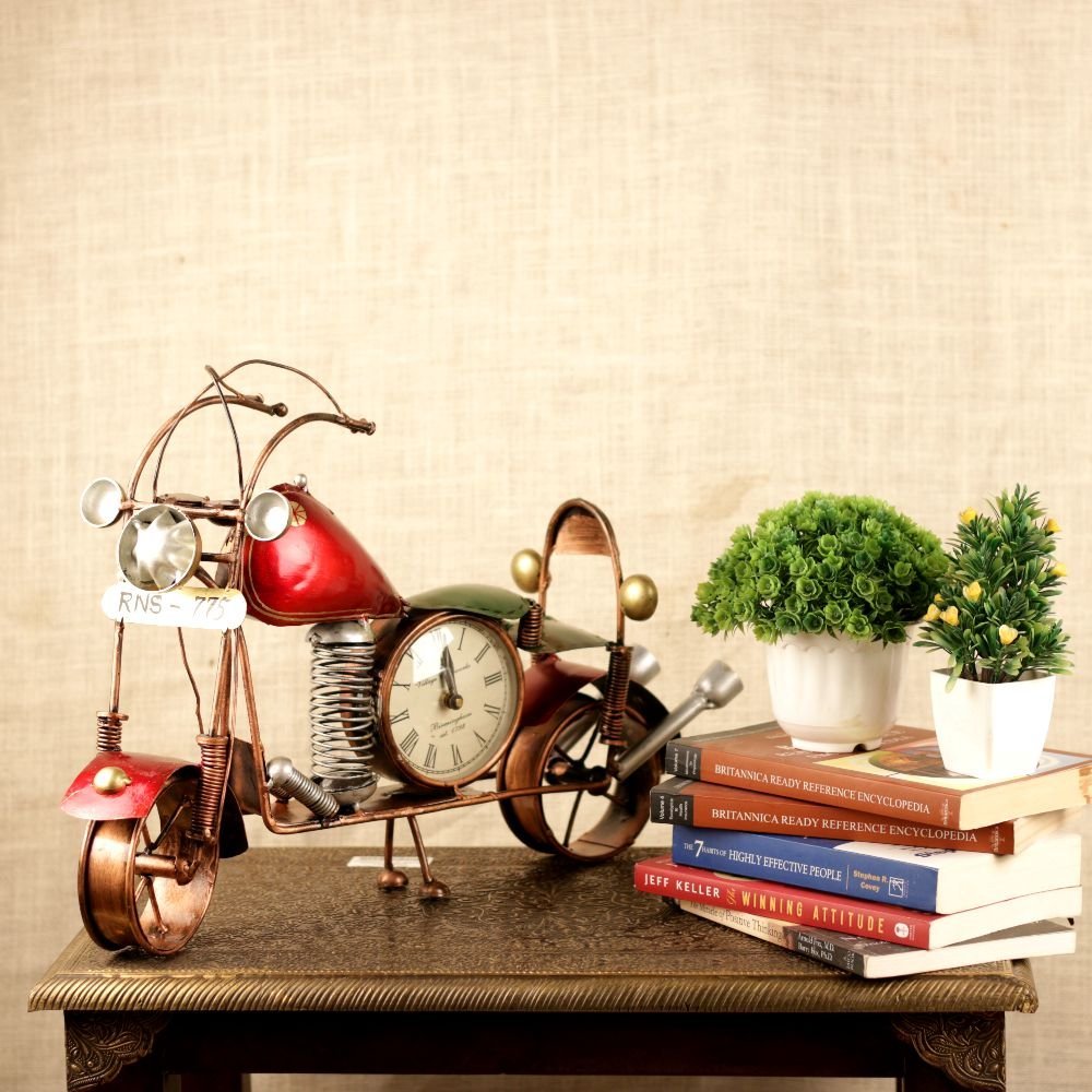 Iron Motorcycle Clock - Image 2