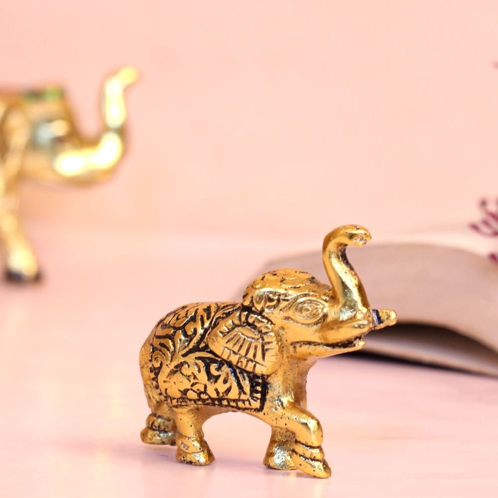 Small Metal Langda Elephant - Image 4