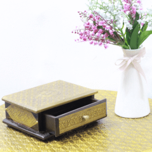 BRASS BOX 1 DRAWER
