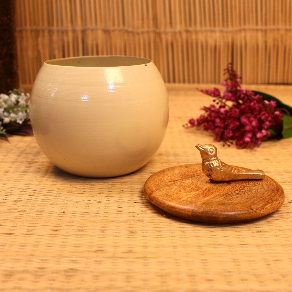 Handheld Brass Incense Burner (Dhoop Dani) 6 in | Traditional Pooja Censer - Image 3