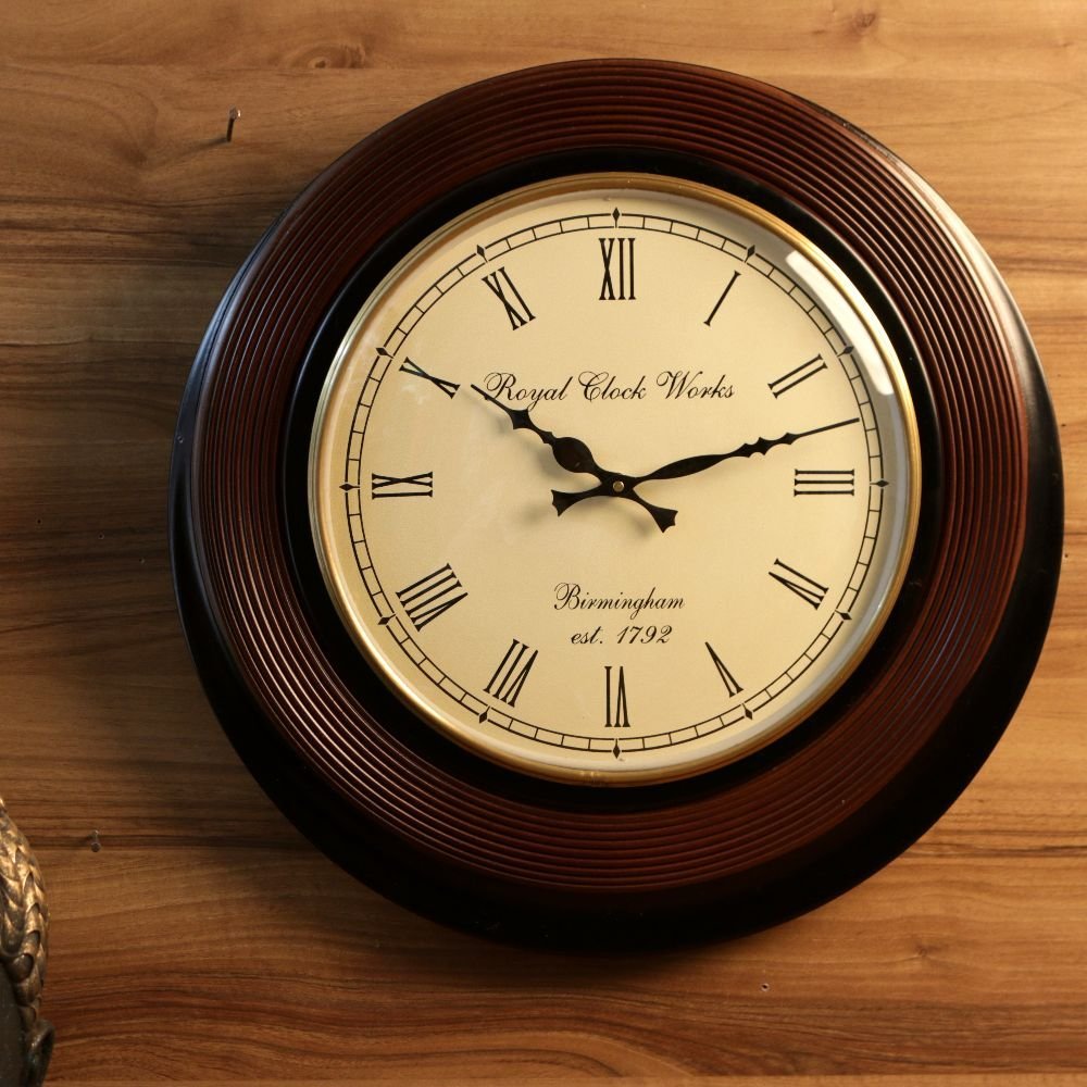 POLISH LINING WITH BRASS RING CLOCK - Image 4