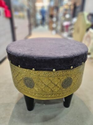 Brass Gaddi Stool 15''