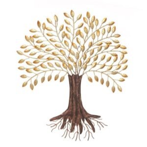 Golden Tree of Life Wall Art