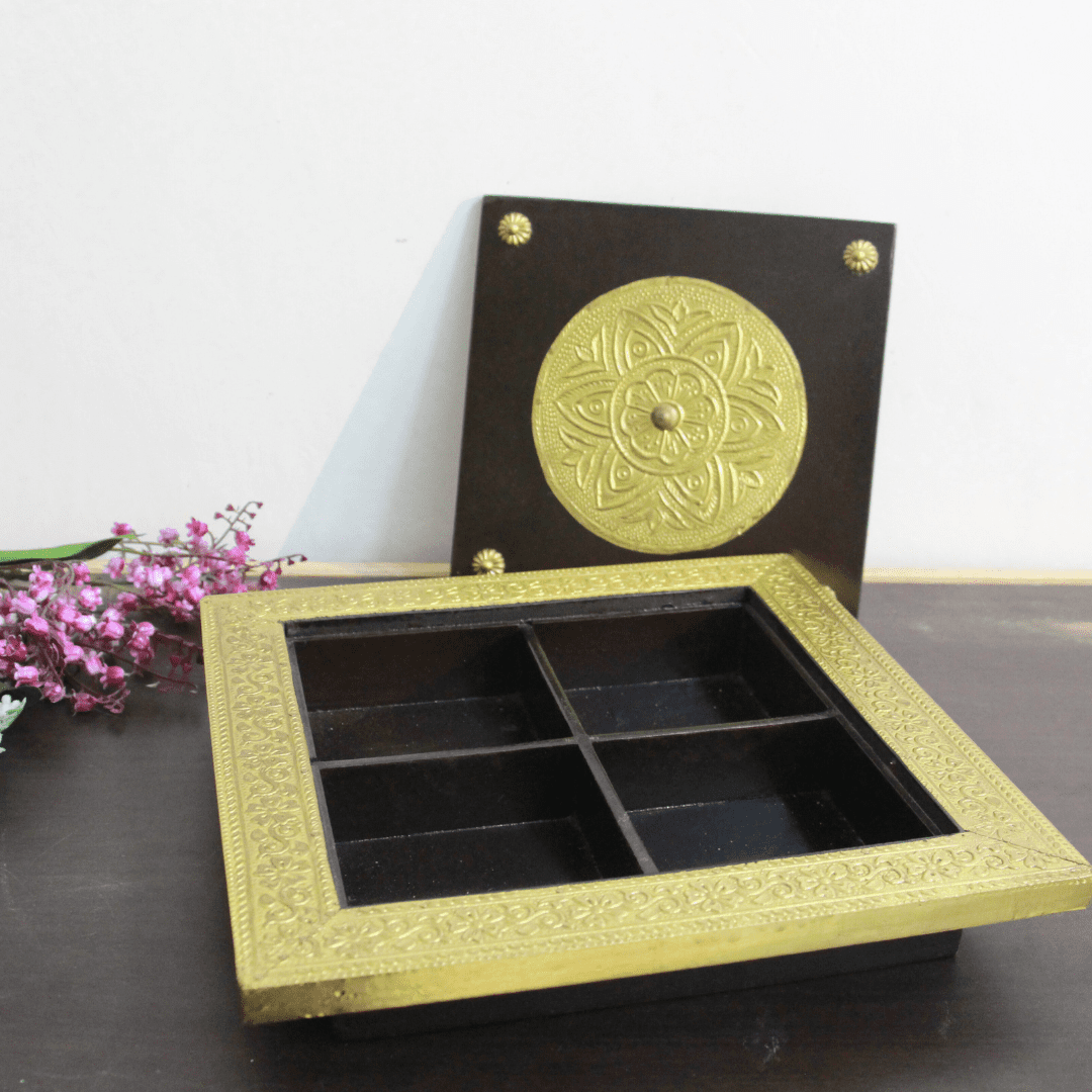 Brass Dryfruit Box - Image 3