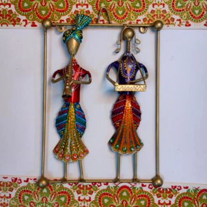 Metal Wall Art with Folk Musicians