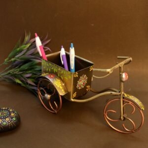 IRON PAINTED RICKSHAW HOLDER